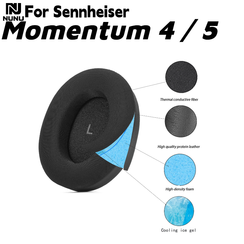Cuscinetti auricolari di ricam - Sennheiser Headphone Momentum 4 recensione e prezzo